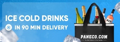 ice cold drinks in 1.5 hrs delivery