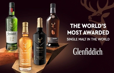 The world's most awarded single malt in the world Glenfiddich
