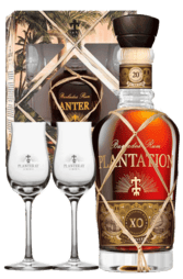 Plantation XO 20th Anniversary Rum 700ml Gift Pack w/ 2 Glasses