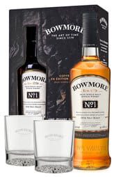 Bowmore No.1 Single Malt 700ml Gift Set w/ 2 Glasses