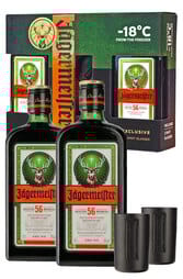 Jagermeister Twinpack 2x 500ml Giftset w/ 2 Shot Glasses