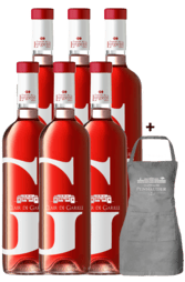 6 x Clair de Garille IGP Pays d'Oc 750ml w/ Apron