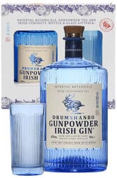 Drumshanbo Gunpowder Irish Gin 700ml Gift Set w/ 1 Glass