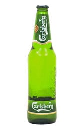 COLD Carlsberg Beer Bottle 330ml