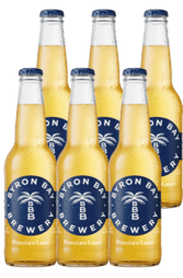 6 x Byron Bay Brewery Premium Lager Bottle 330ml