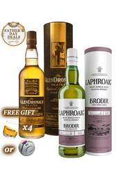 Smokey Whisky Set - Glendronach X Laphroaig w/ FREE Gift