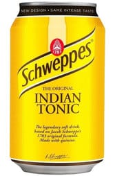 24 x Schweppes Indian Tonic Cans Case 330ml