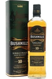 Bushmills Irish Whiskey 10 Year 1L w/Gift Box