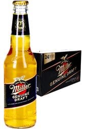 24 x Miller Genuine Draft Beer Pack 330ml
