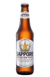 24 x Sapporo Premium Beer Bottles Case 330ml