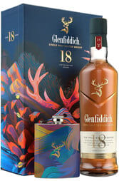 Glenfiddich 18 Years 700ml Giftset with Hipflask