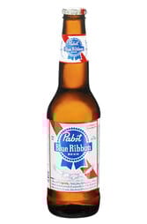 COLD Pabst Blue Ribbon American Lager Beer Bottle 355ml