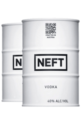 2 x NEFT Vodka White Barrel 700ml