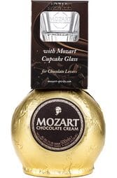 Mozart Chocolate Cream 500ml Gift Pack w/ Cupcake Glass