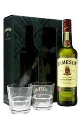 Jameson Irish Whiskey 700ml Gift Pack with 2 Glasses