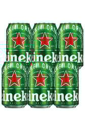6 x Heineken Beer Can Pack 330ml