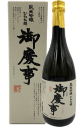 COLD Aoki Gokeiji Junmai Ginjo Hitachi Nishiki 720ml w/Gift Box