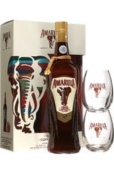 Amarula Fruit Cream Liqueur 700ml w/ 2 Glasses