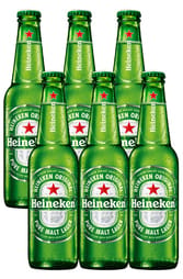 6 x Heineken Beer Bottles Pack 325ml