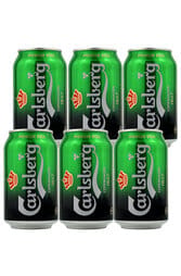 6 x Carlsberg Beer Can Pack 320ml