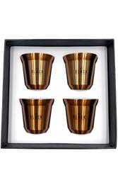 Double Wall Coffee Cup 4 Set - Copper