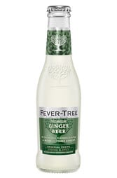 4 x Fever-Tree Premium Ginger Beer Bottle Case 200ml