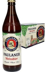 20 x Paulaner Weissbier Beer Bottle Case 500ml