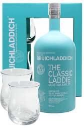 Bruichladdich The Classic Laddie Single Malt 700ml Giftset w/2 Glasses