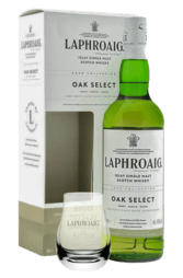 Laphroaig Oak Select 700ml w/ Nosing Glass Gift Set