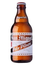 COLD San Miguel Pale Pilsen Beer Steinie Bottle 330ml