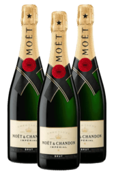 3 x Moet & Chandon Imperial 750ml