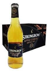 24 x Strongbow British Dry Apple Cider Bottle Case 330ml