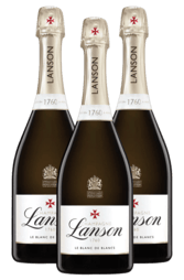 3 x Lanson Blanc de Blancs 750ml