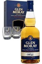 Glen Moray Classic Single Malt 700ml w/ 2 glasses