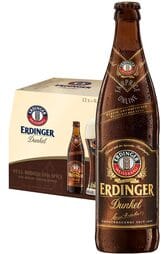 12 x Erdinger Dunkel Beer Bottle 500ml