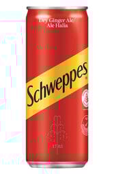 Schweppes Dry Ginger Ale Can 320ml