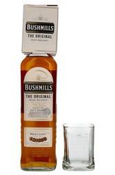 Bushmills Original Irish Whiskey 1L Gift Set w/ 1 Glass