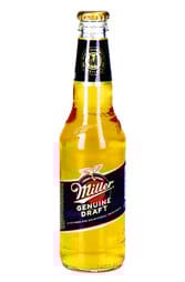COLD Miller Genuine Draft Beer Bottle 330ml