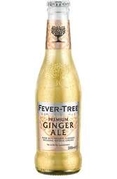 x 24 Fever-Tree Premium Ginger Ale Bottle Case 200ml