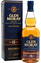 Glen Moray 15 Year Single Malt 700ml w/Gift Box