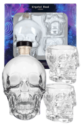 Crystal Head 700ml Gift Set w/2 Glasses