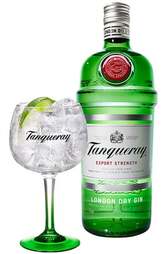 Tanqueray London Dry Gin 700ml w/ Gift Box and 1 Copa Glass