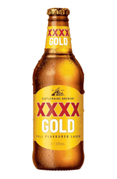 COLD XXXX Gold Beer Bottle 375ml