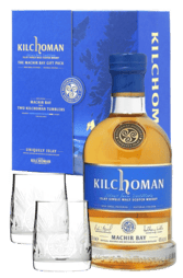 Kilchoman Machir Bay 700ml Gift Pack w/2 Glasses
