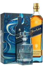 Johnnie Walker Blue Label 750ml Gift Set w/ Glass Decanter