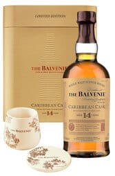 Balvenie 14 Year Old Caribbean Cask 700ml Makers Pack Giftset with 1 Ceramic Glass & Coaster