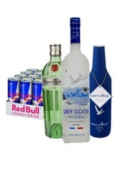 Festive Vodka, Gin and Red Bull Bundle
