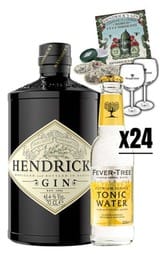 Hendrick's 1L X Fever Tree G&T Set w/Coasters, Copa Glass & Recipe