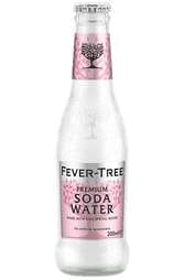 x 24 Fever-Tree Premium Soda Water Bottle Case 200ml