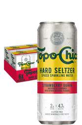 24 x Hard Seltzer Topo Chico Strawberry Guava Bottle Case 355ml
